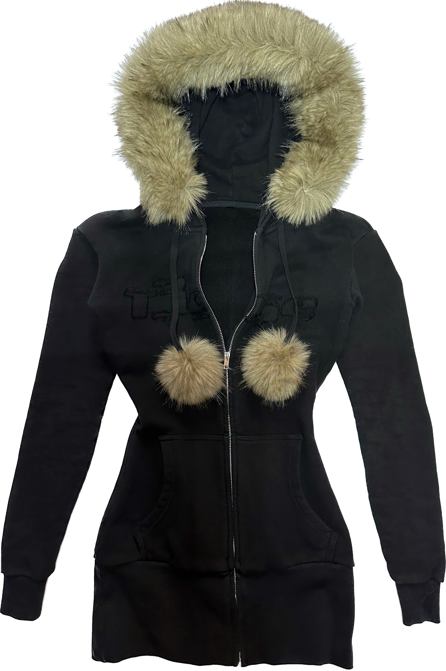 Fur Hoodie-Dress